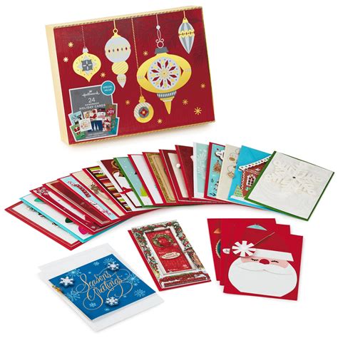 Hallmark boxed christmas cards - Stay in touch with our collection of Hallmark boxed note cards in a variety of different styles. FREE STANDARD SHIPPING over $75.00 / $7.99 Flat Rate* - See Details. Shipping Offer Details. ... Boxed Cards. Peanuts Assorted Religious Birthday Cards, Box of 12 56081500005 0.40 $ 6.99.